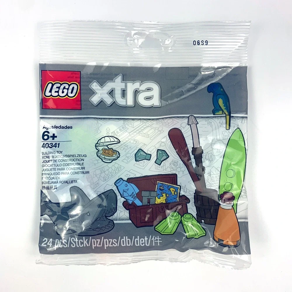 LEGO xtra 40313 x 2 Bike Pizza 40341 Shark Parrot 40368 Husky Snow Shoes Tree - Picture 10 of 11
